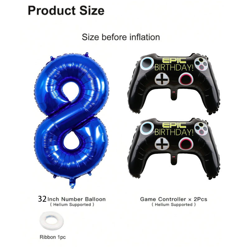 3pcs Video Game Party Supplies - đánh giá và giá Gaming Accessories For Room