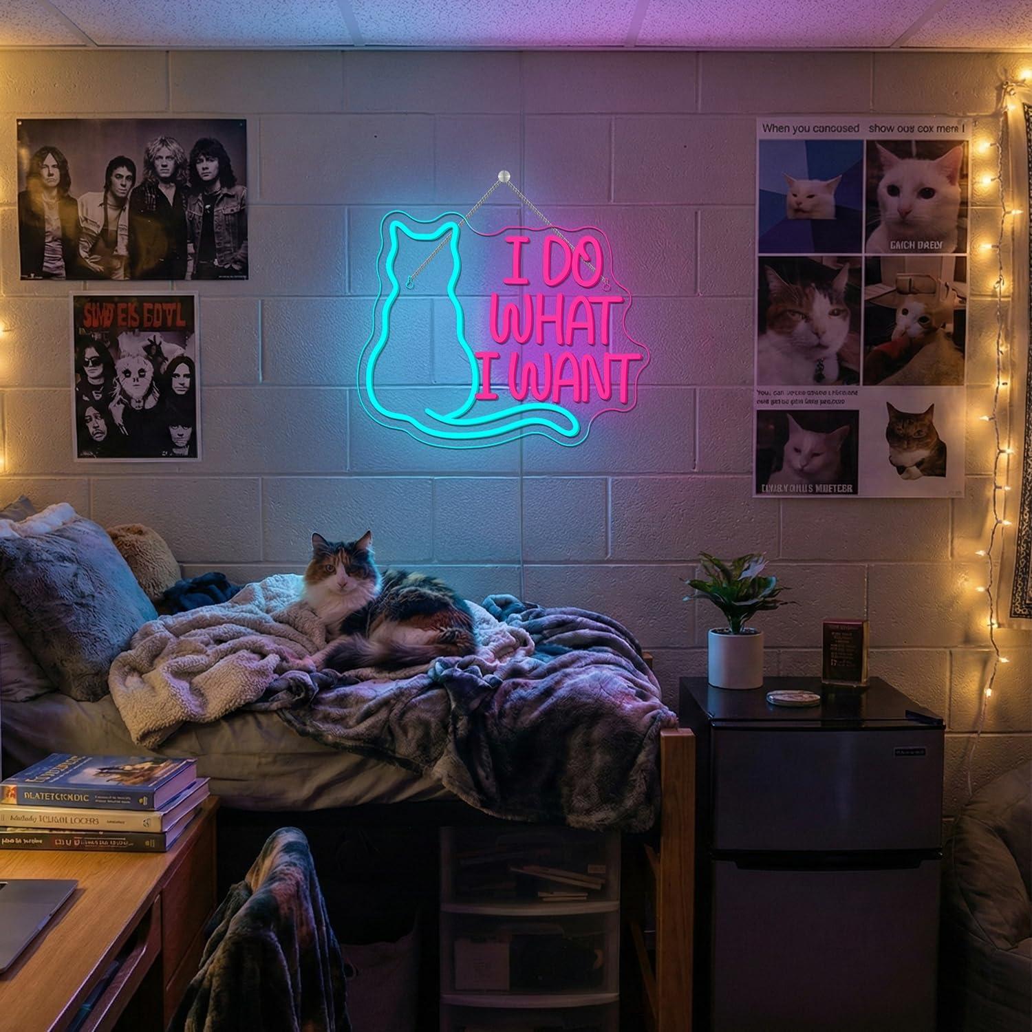 Cat Neon Sign USB Dimmable LED - đánh giá và giá Gaming Accessories Shop