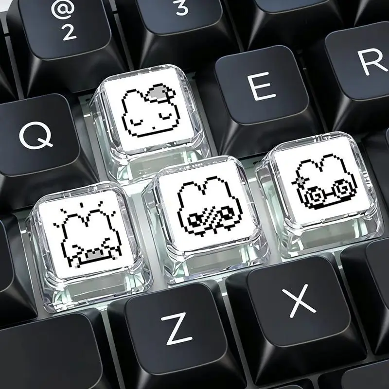 4pcs Cute Pixel Rabbit Express - đánh giá và giá Gaming Accessories Aesthetic